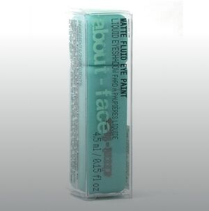 About-Face Matte Fluid Eye Paint (Crocodile Rock 💚🩵)